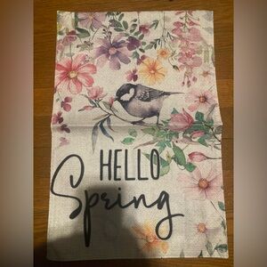 Garden Flag Spring 12" x 18" NWOT